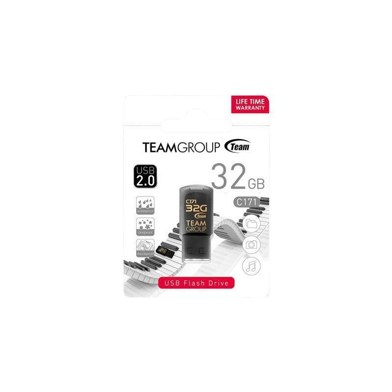 Clé USB Team Group C171 32 Go / Noir