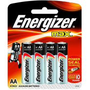 4x Piles Energizer 91 Max AA