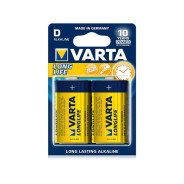 2x Piles D Varta LongLife LR20 BP2