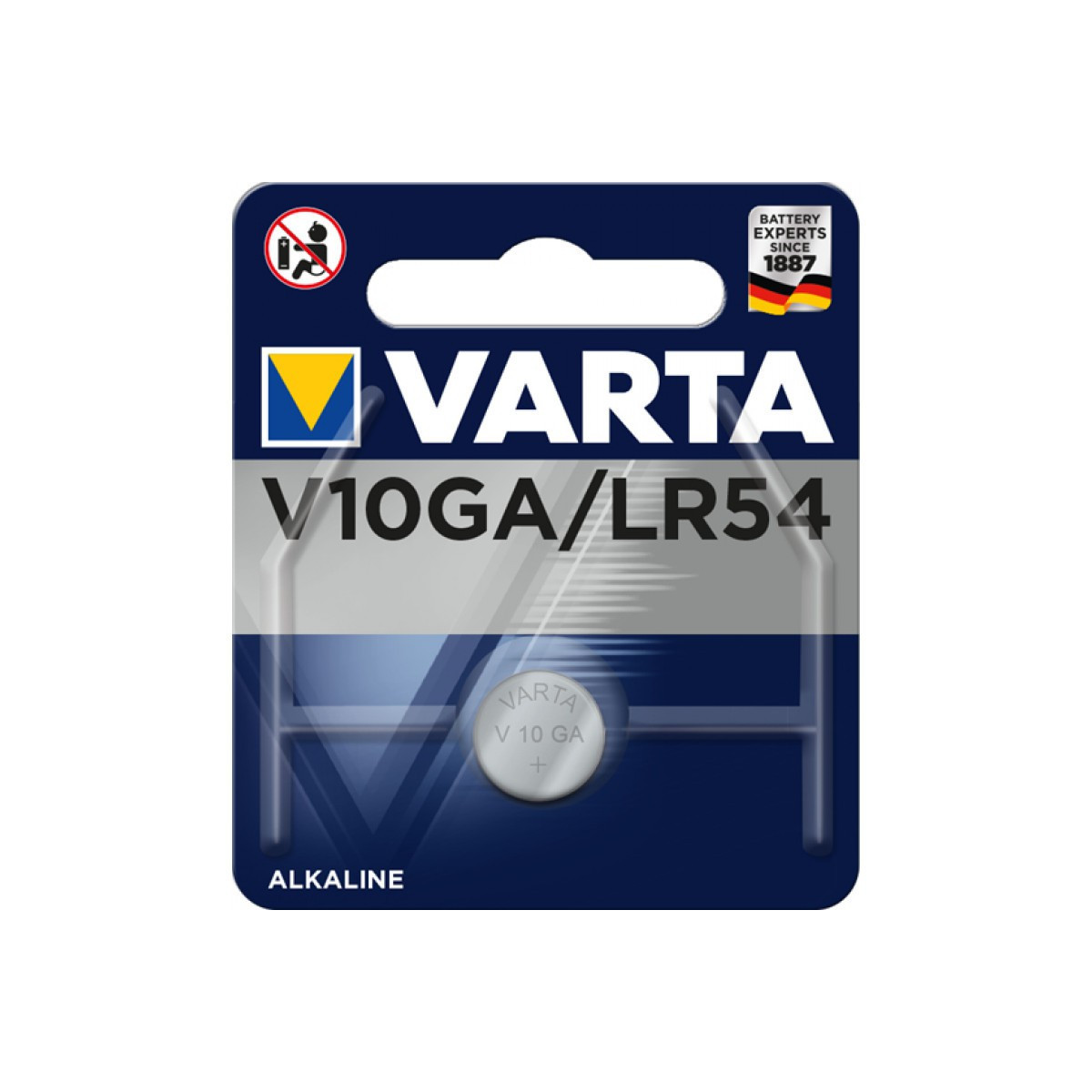 Pile alcaline Lithium Varta V10GA/LR54 1.5V 50 Mah