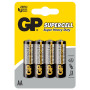 4x Piles AA GP Supercell Super Heavy Duty / R6 / 1.5V