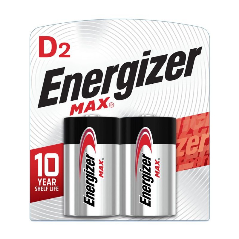 2 PILES ENERGIZER MAX E95 LR20