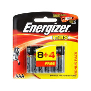 PILE ENERGIZER MAX E92 BP8+4 AAA