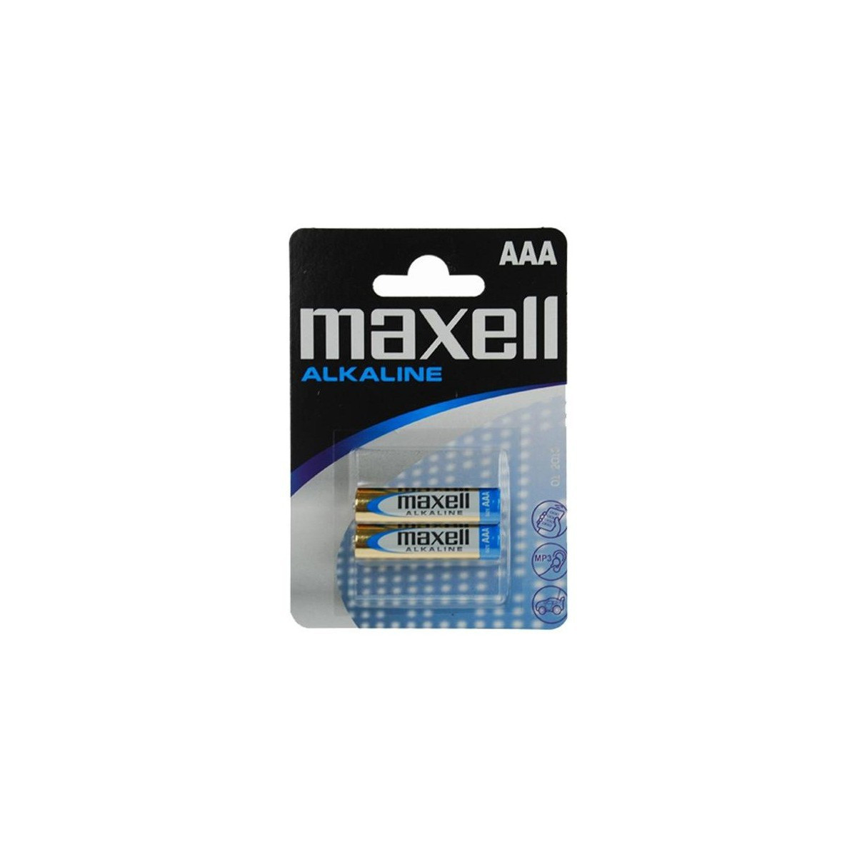 2x Piles Maxell Alcaline AAA LR03