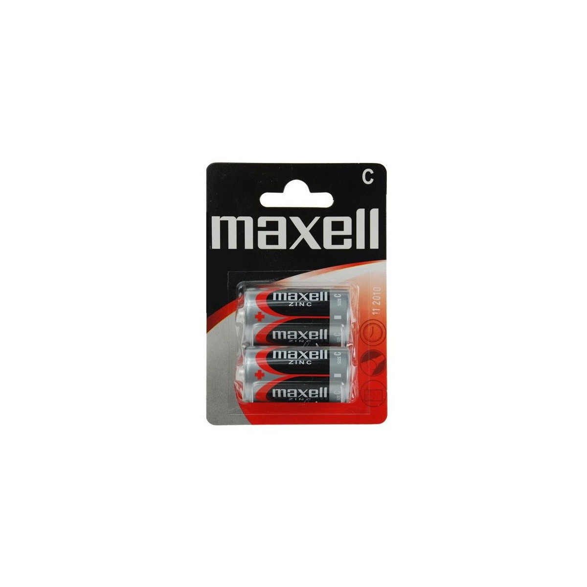 2x Piles Maxell Zinc C R14