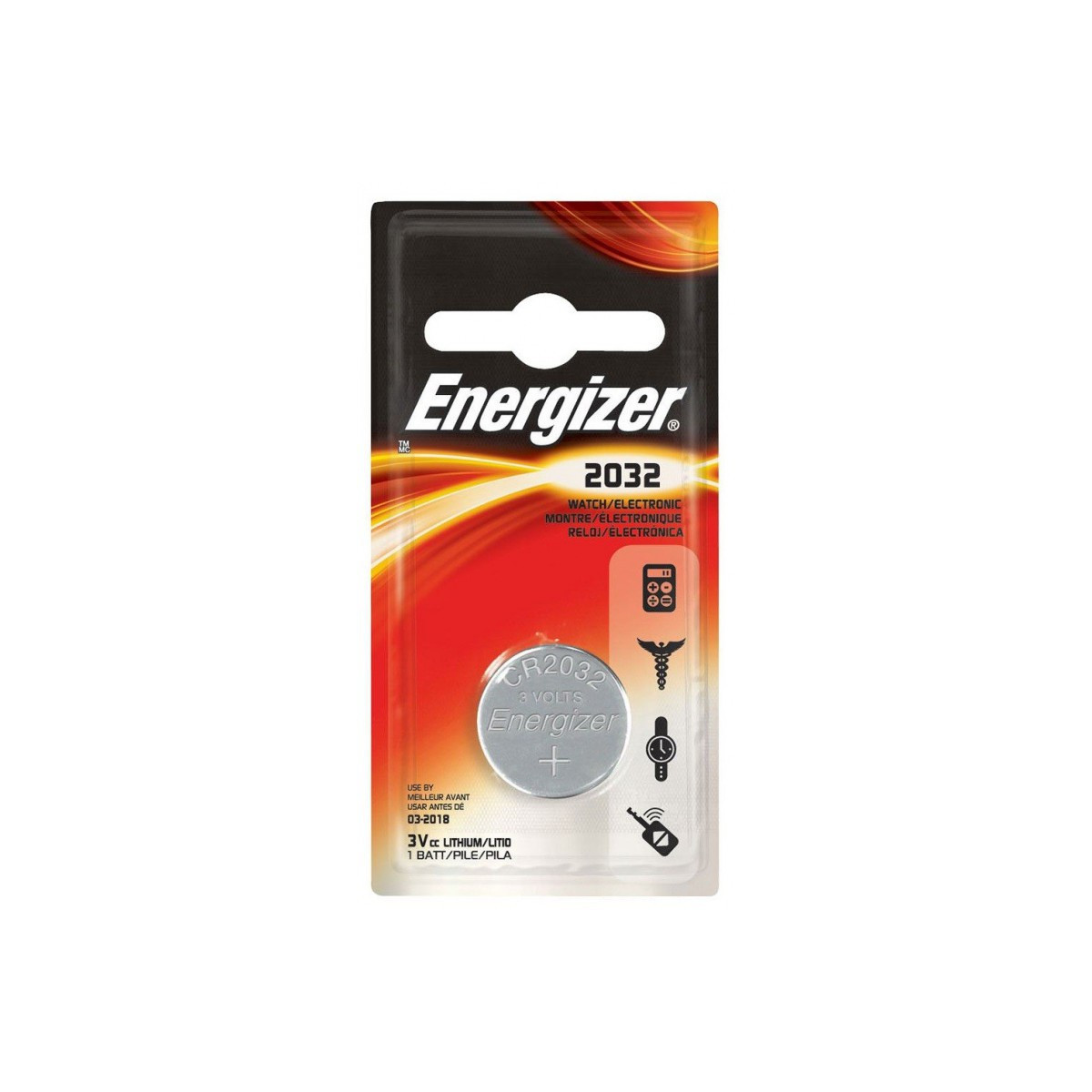 Pile Energizer CR2032 Lithium 3V