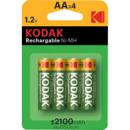 4x Piles Rechargeables Kodak HR06 en blister