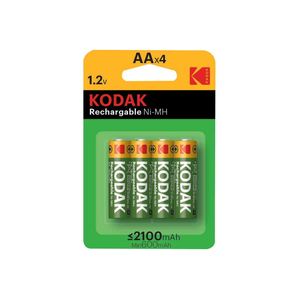 4x Piles Rechargeables Kodak HR06 en blister