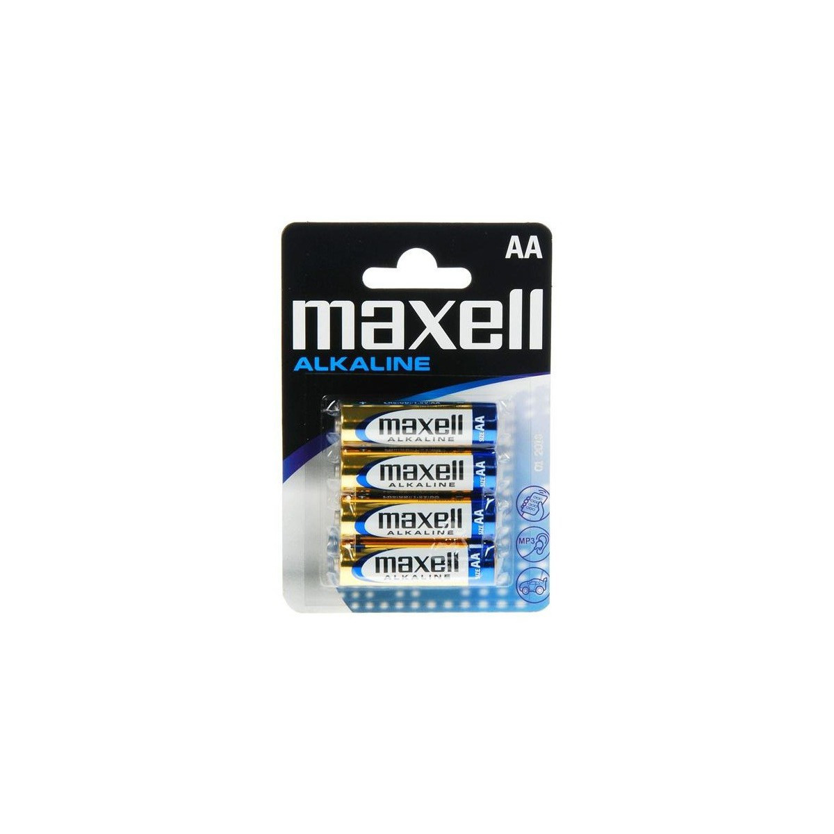 4x Piles Maxell Alcaline AA LR6