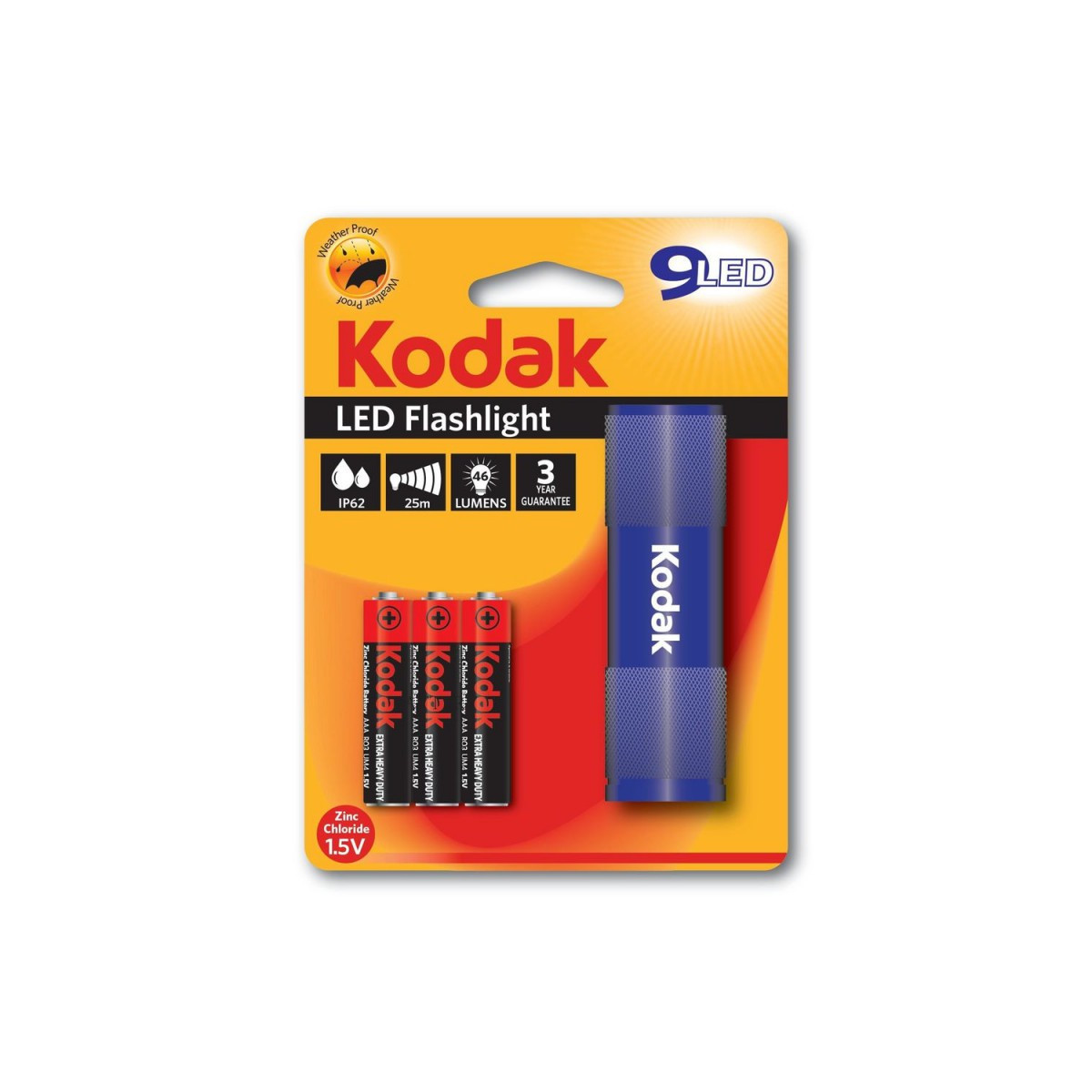 Torche Kodak 9 LED FlashLight / Bleu