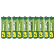 10x Piles AAA GP Greencell Extra Heavy Duty / R03 / 1.5V