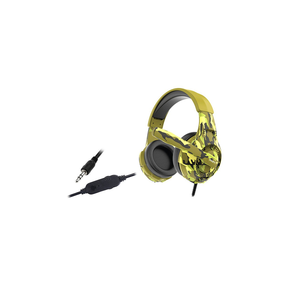 Casque Micro Gaming Snopy GameTime Camouflage SN-8800