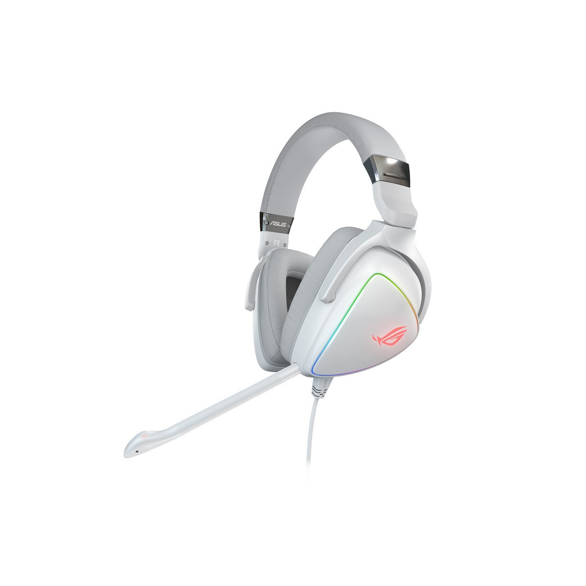 Casque-micro Hi-Res Audio Gaming ASUS ROG Delta Blanc / RGB