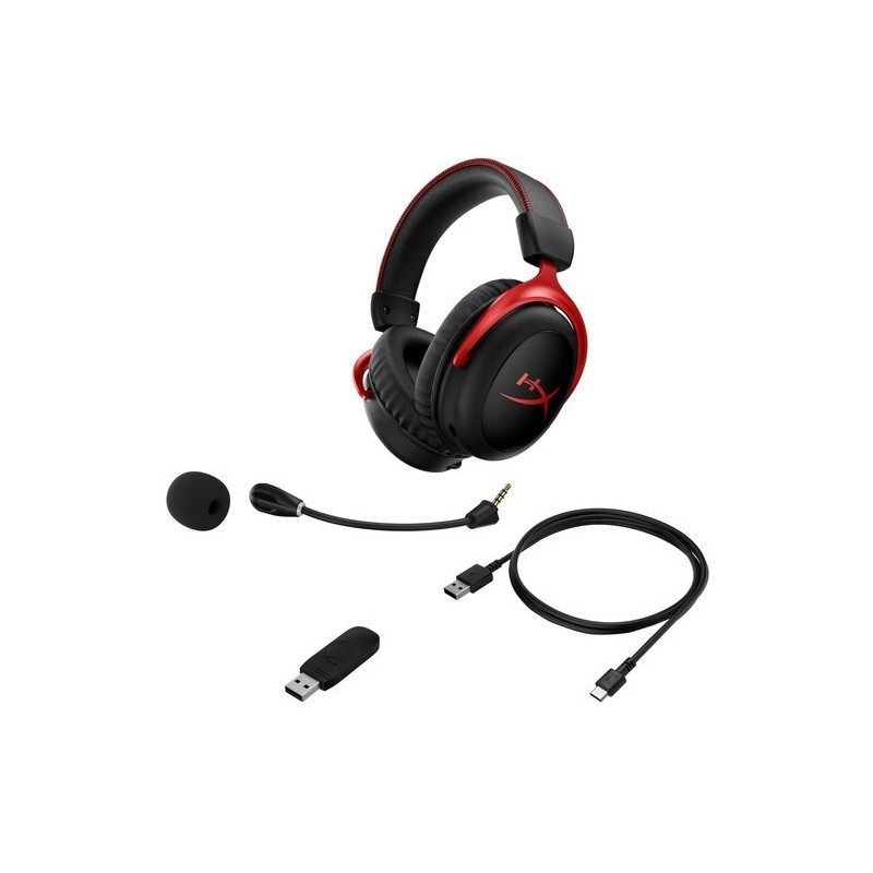 Casque gaming HyperX Cloud II Sans Fil / Noir & Rouge