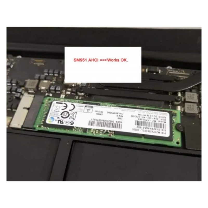 Adaptateur 12+16pin Macbook 2015 to M.2 NGFF SSD