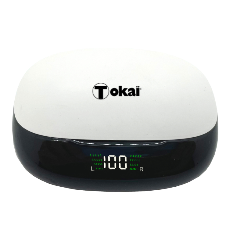 Écouteurs Sans fil True Wireless + Boîtier de Recharge Tokai / Blanc