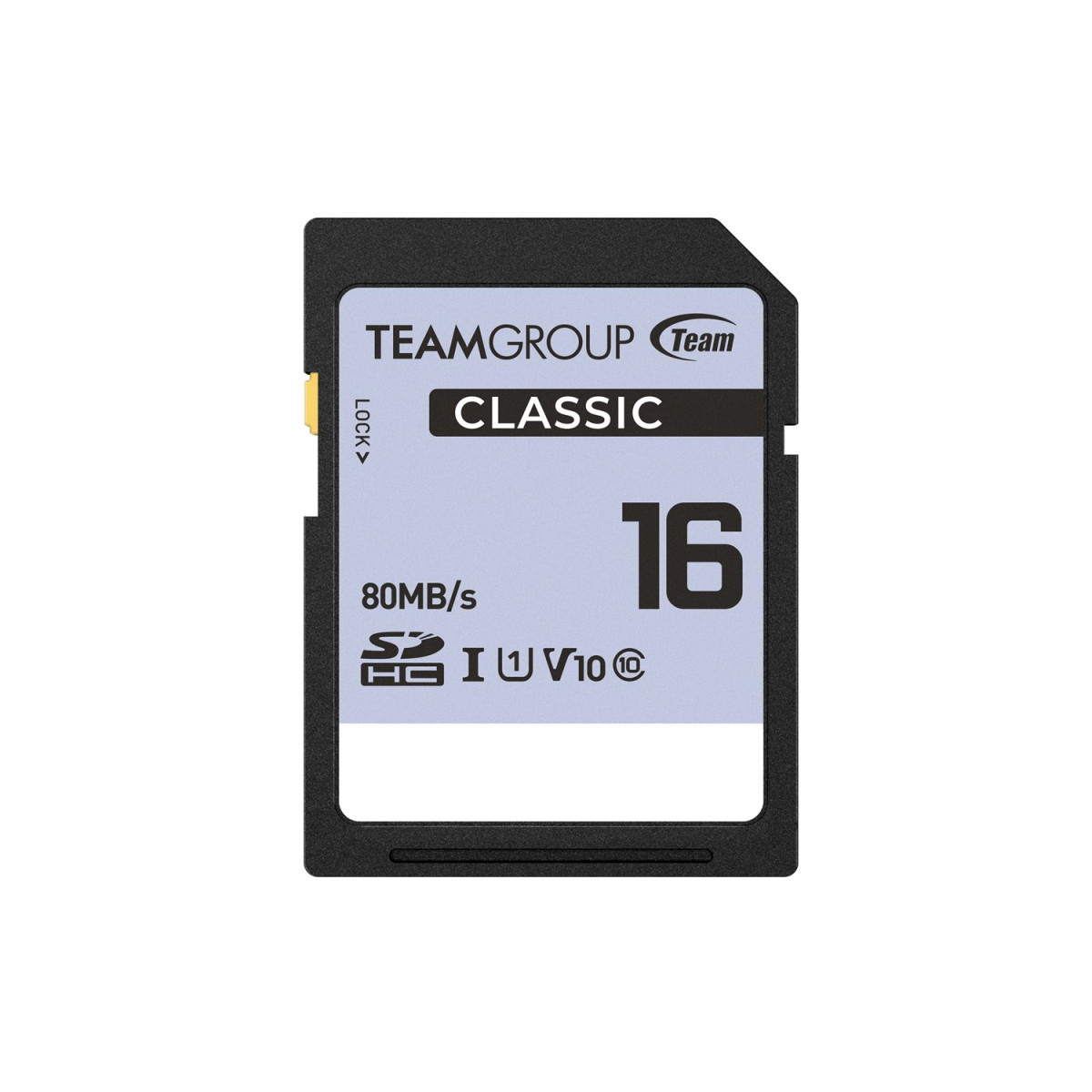 Carte mémoire TeamGroup CLASSIQUE SDHC UHS-I U1 V10 / 16 Go