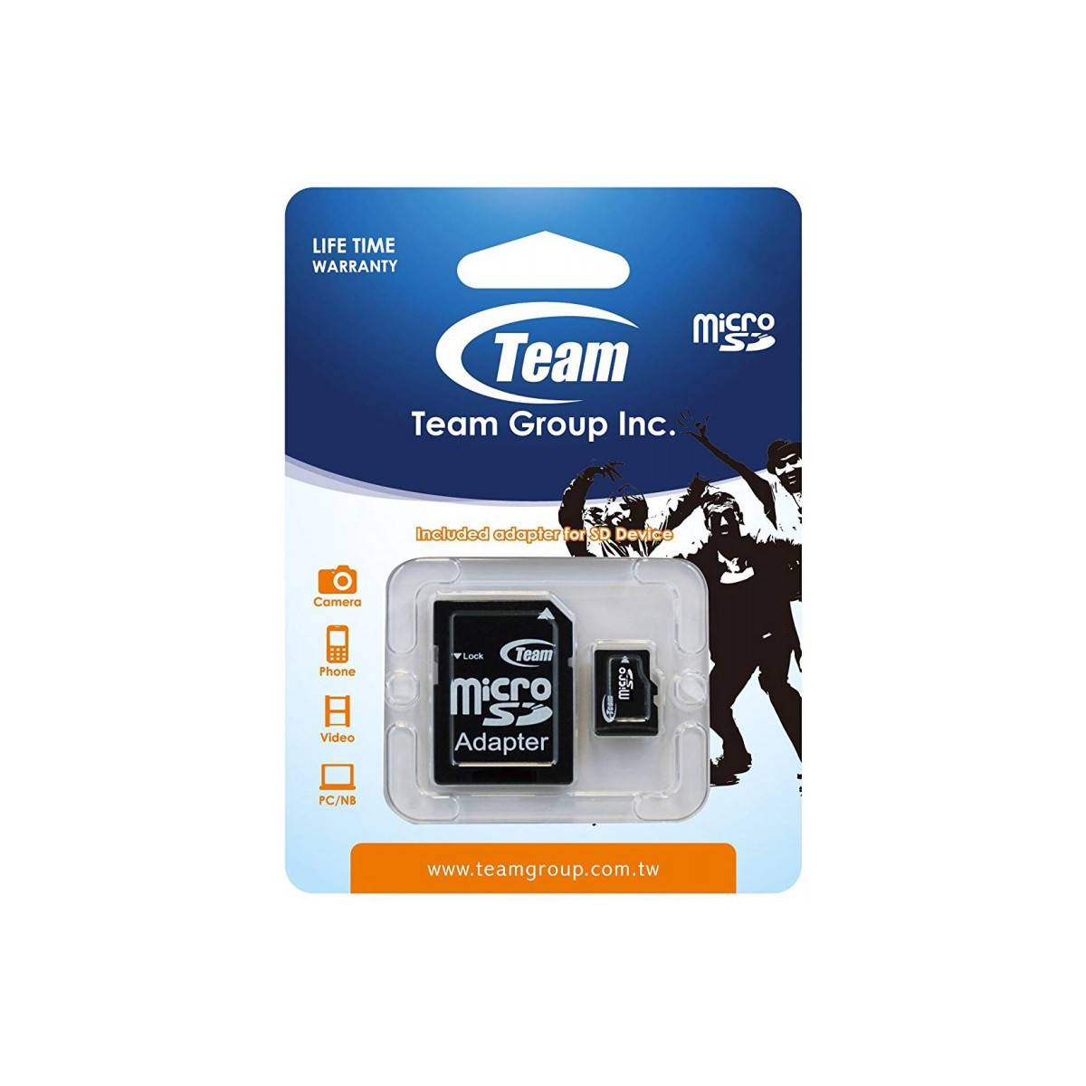 Carte mémoire TeamGroup Micro SD 8 Go Class10