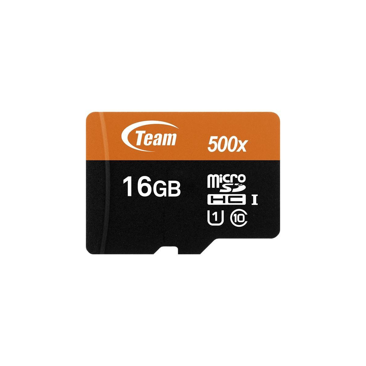 Carte mémoire TeamGroup microSDHC 16 Go Class10 UHS-1