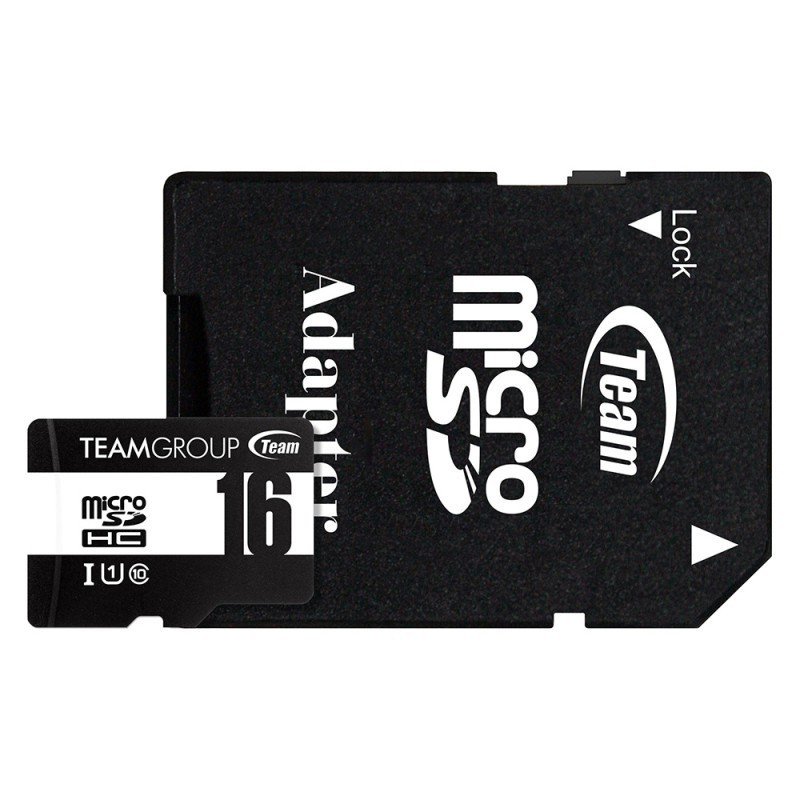 Carte mémoire TeamGroup Micro SDHC UHS-I U1 C10 / 16 Go