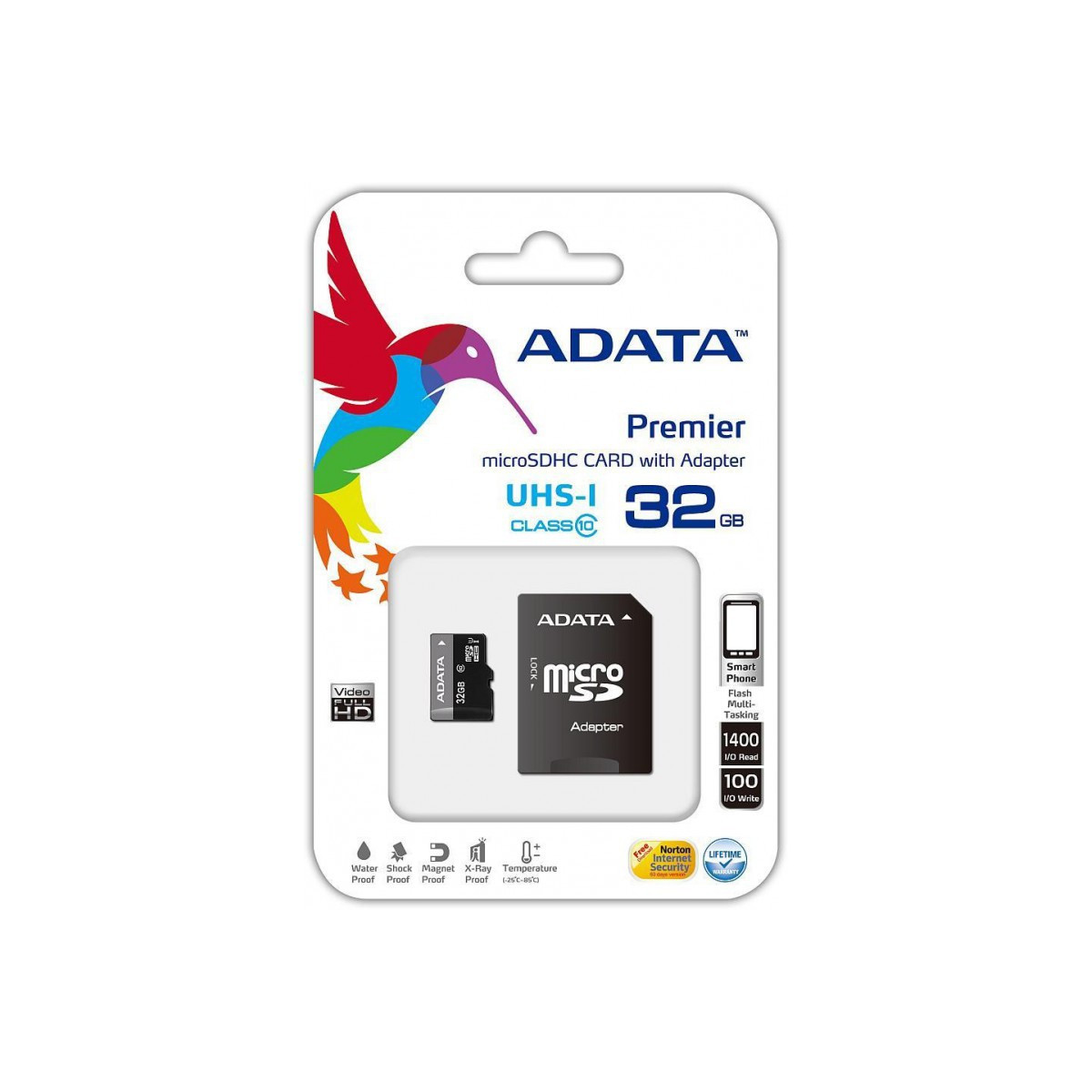 Carte Mémoire Micro SD 32 Go UHS-I Class 10 avec adaptateur