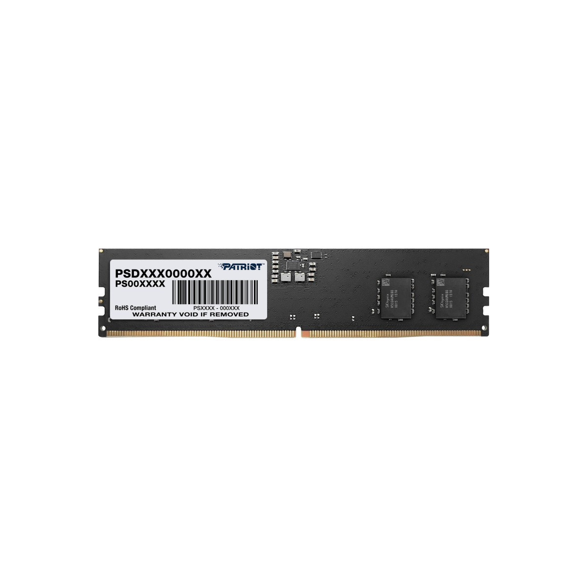 Barette Mémoire Patriot Signature DIMM DDR5 CL42 / 8 Go / 5200MHz