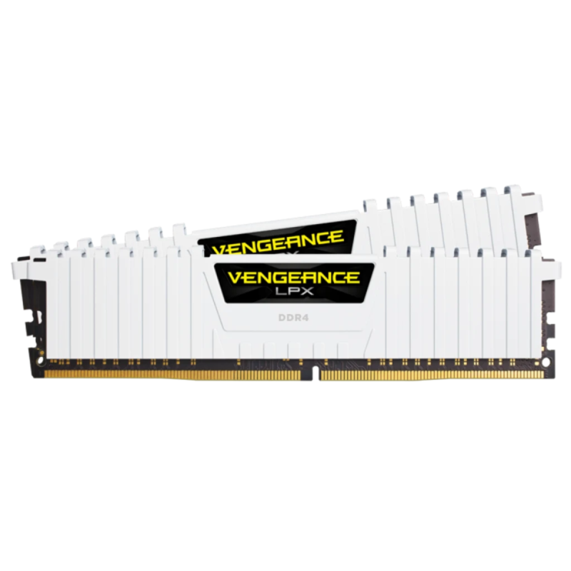 Kit de mémoire Corsair VENGEANCE LPX 16 Go (2 x 8 Go) DDR4 3200MHz C16 / Blanc