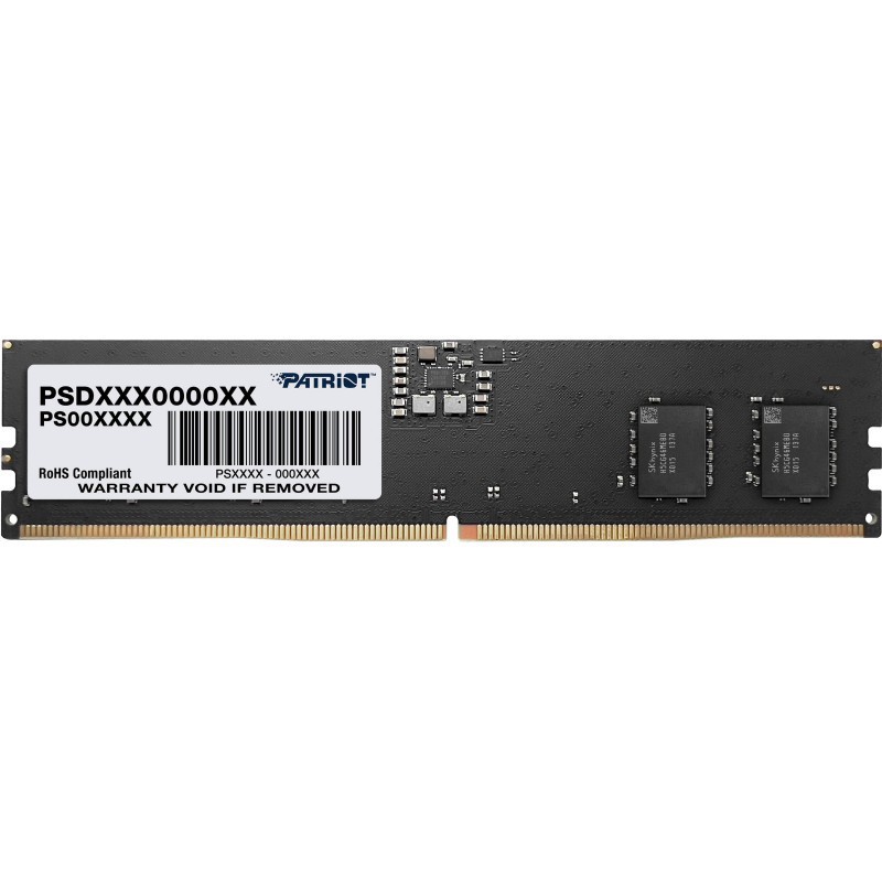 Barette Mémoire Patriot Signature DIMM DDR5 CL42 / 16 Go / 5200MHz