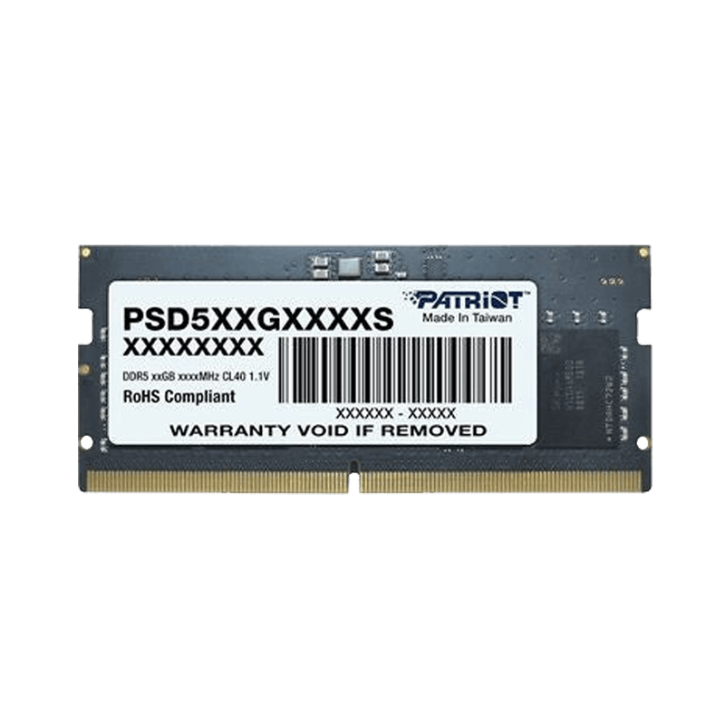 Barette Mémoire Patriot Signature SODIMM DDR5 CL46 / 32 Go / 5600MHz