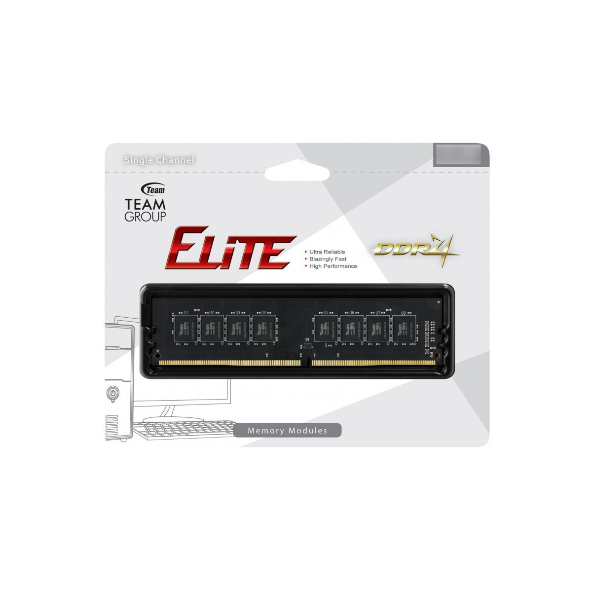 Barrette Mémoire Team Group 8 Go DDR4 / 3200 Mhz