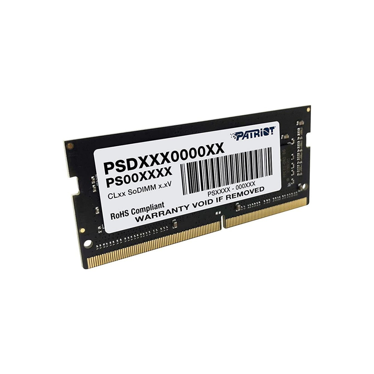 Barette Mémoire Patriot Signature SO-DIMM DDR4 CL22 / 8 Go / 3200MHz