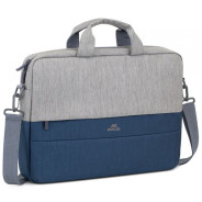 Sacoche pour pc portable 15.6″ RivaCase 7532 / Gris et Bleu