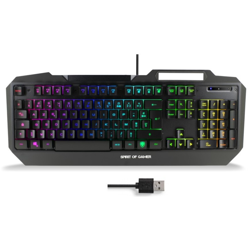 Clavier Gaming Semi-Mécanique RGB Spirit Of Gamer ELITE-K40