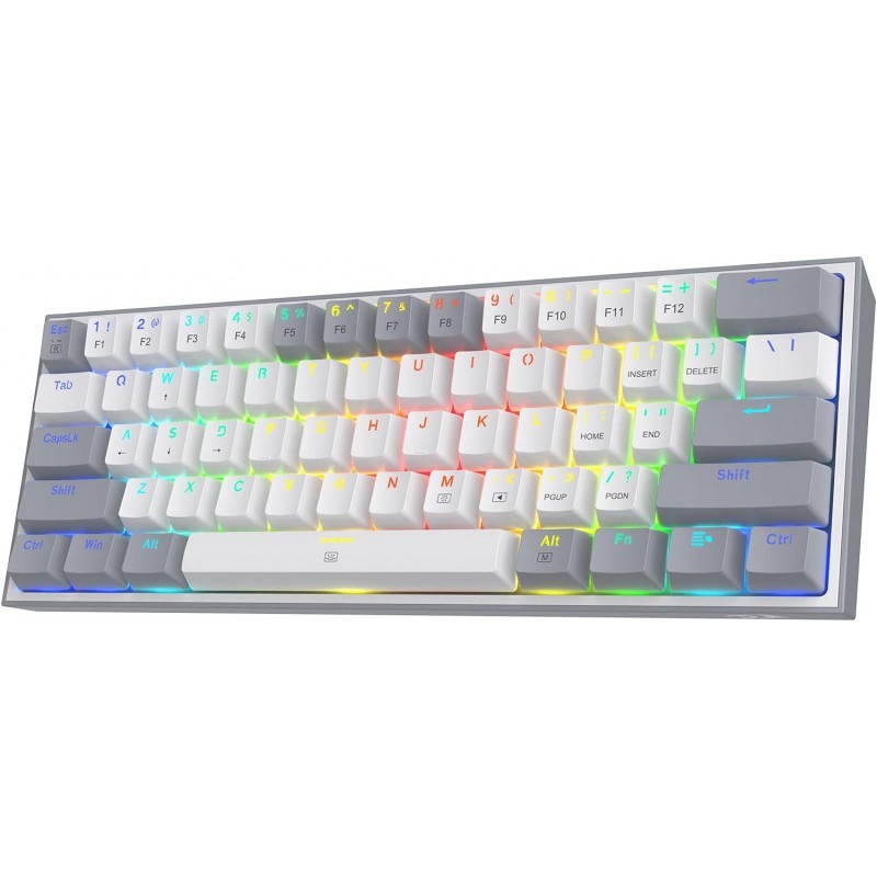 Clavier Mécanique Gamer Redragon FIZZ K617 / RGB / Red Switch