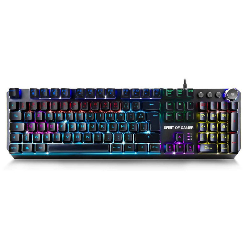 Clavier Mécanique Rétroéclairé RGB Spirit of Gamer Xpert-K400