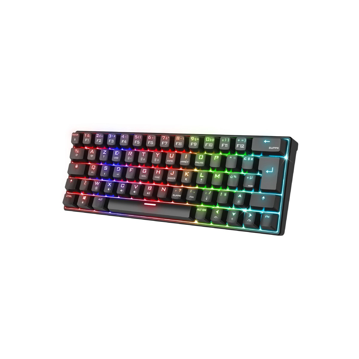 CLAVIER SOG XPERT K200 DARK MECA RGB SANS FIL / NOIR