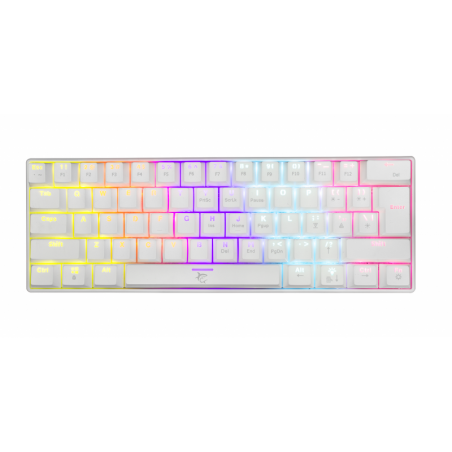 Clavier Gaming Mécanique White Shark Shinobi GK-2022 / RGB / Blanc