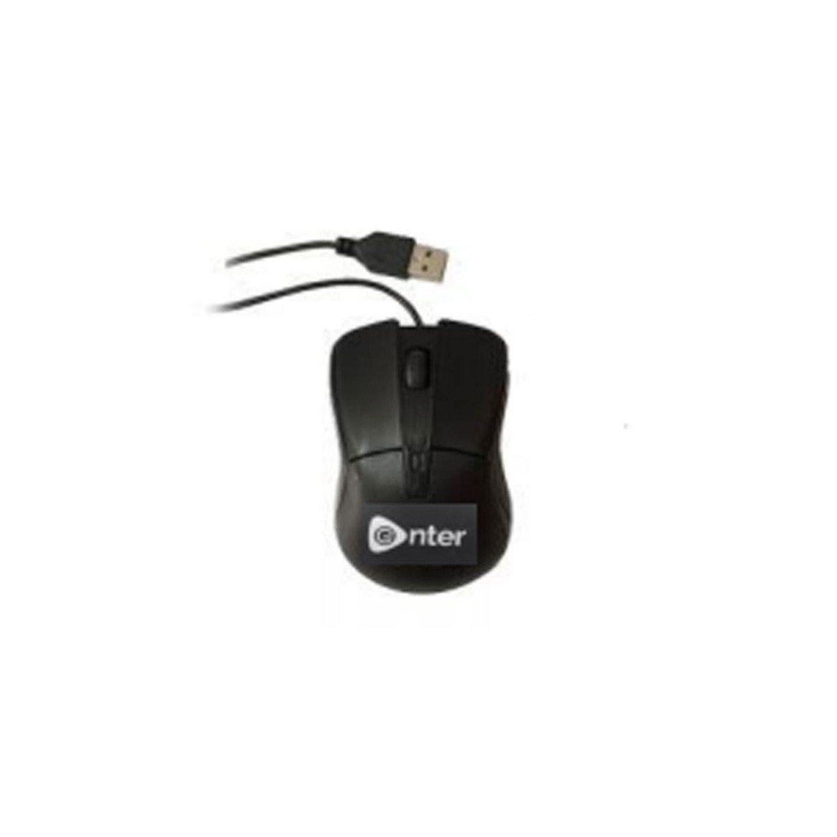 Souris Optique Filaire ENTER Slider USB / Noir