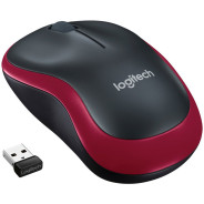 Souris Logitech Sans Fil M185 / Rouge