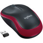 Souris Logitech Sans Fil M185 / Rouge