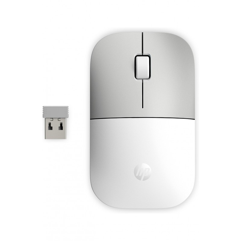 Souris sans fil HP Z3700 Blanc CERAMIC & argent