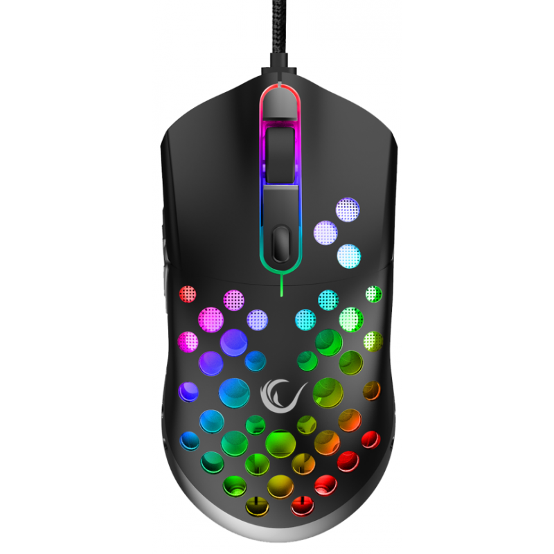 Souris Gaming Rampage Rocket SMX-R66 – 12000 dpi – RGB