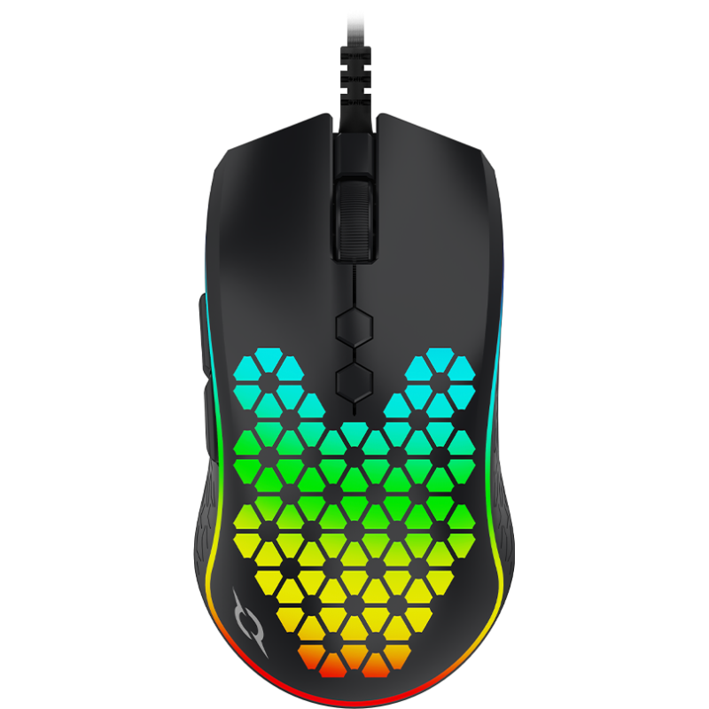 Souris Filaire USB AQIRYS POLARIS WIRED RGB / Noir