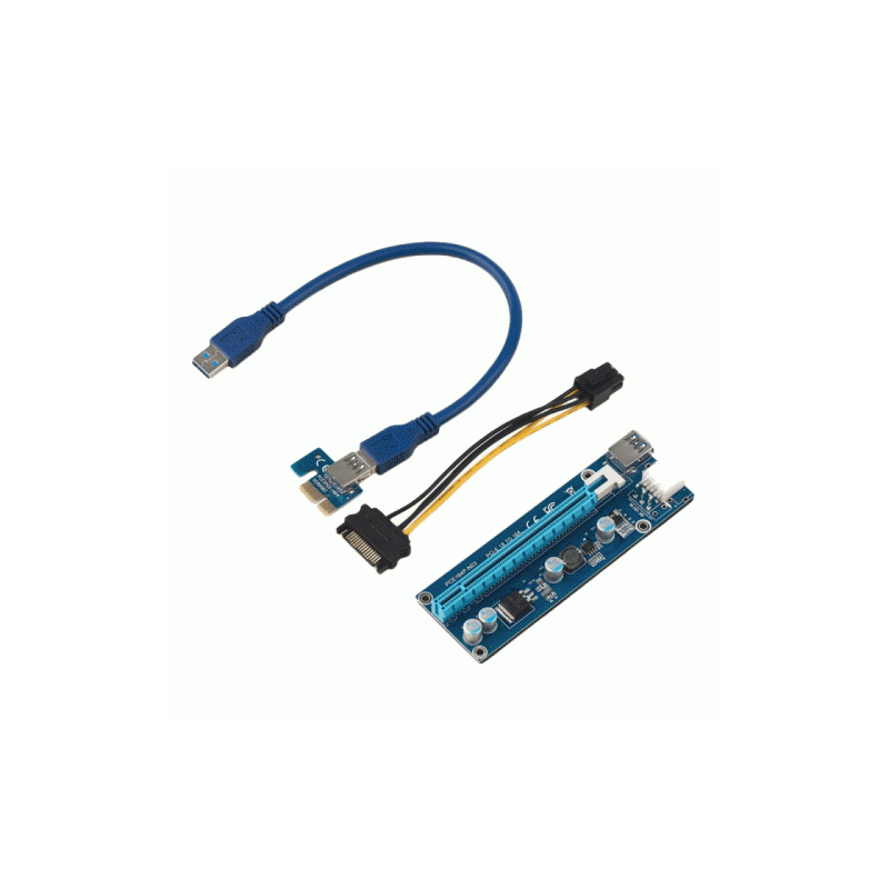 CARTE RISER PCI-E1 TO PCI-16