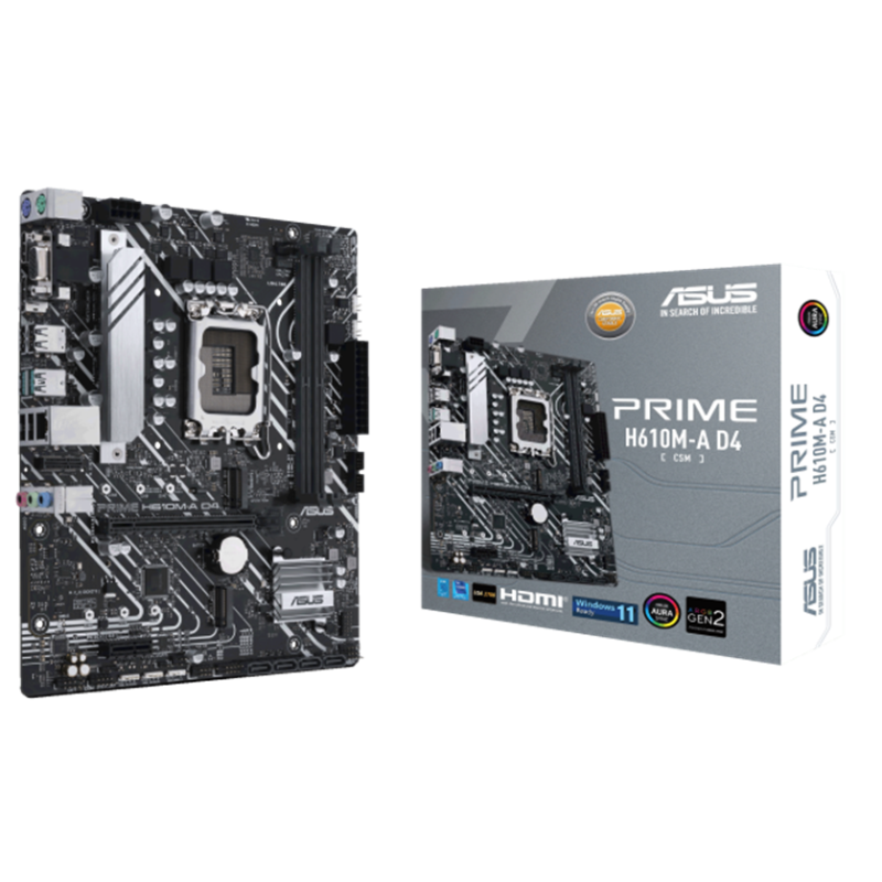 Carte mère ASUS PRIME H610M-A D4 CSM