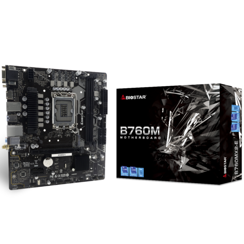 Carte mère Biostar B760MX2-E-D5 DDR5