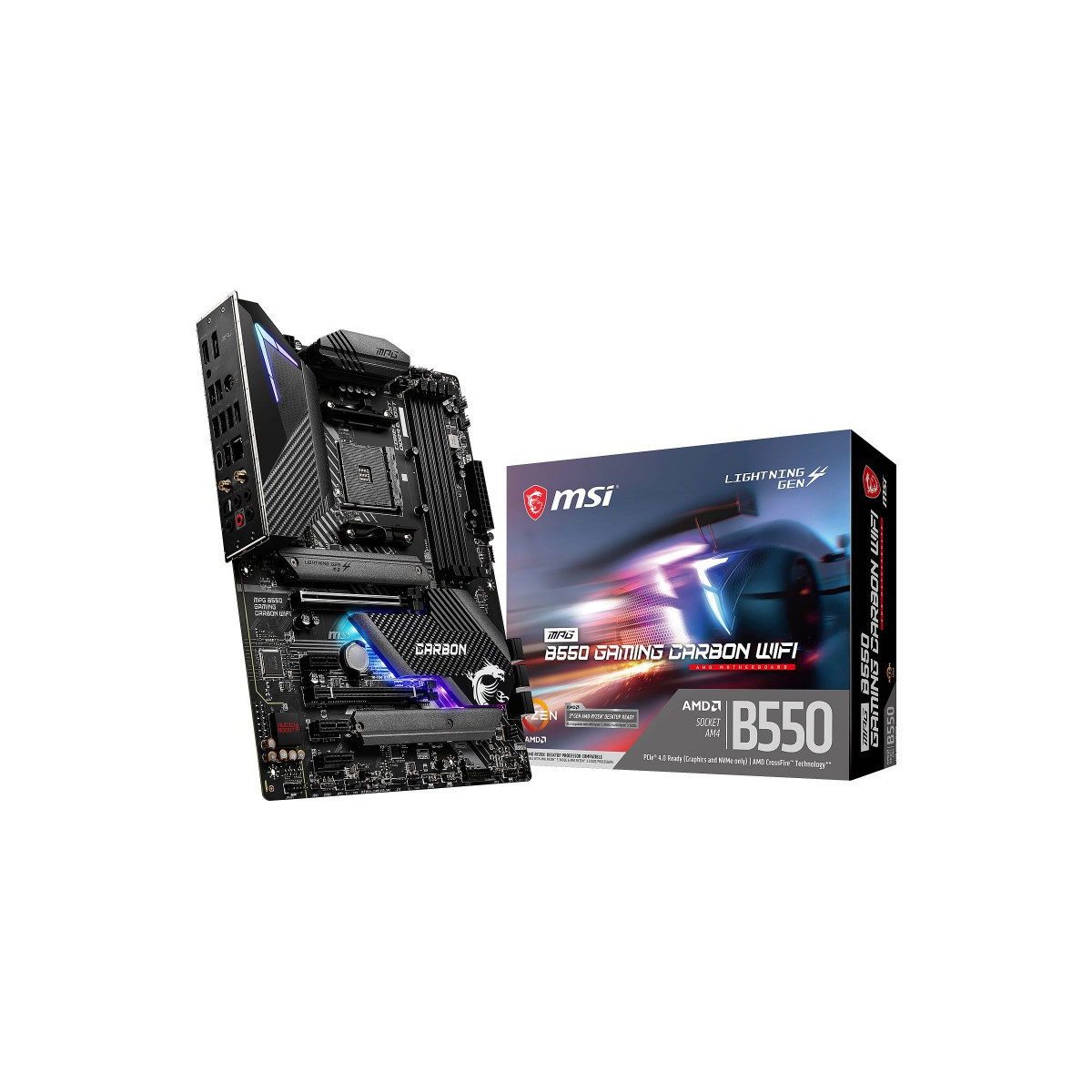 Carte mère MSI MAG B550 GAMING CARBON WIFI