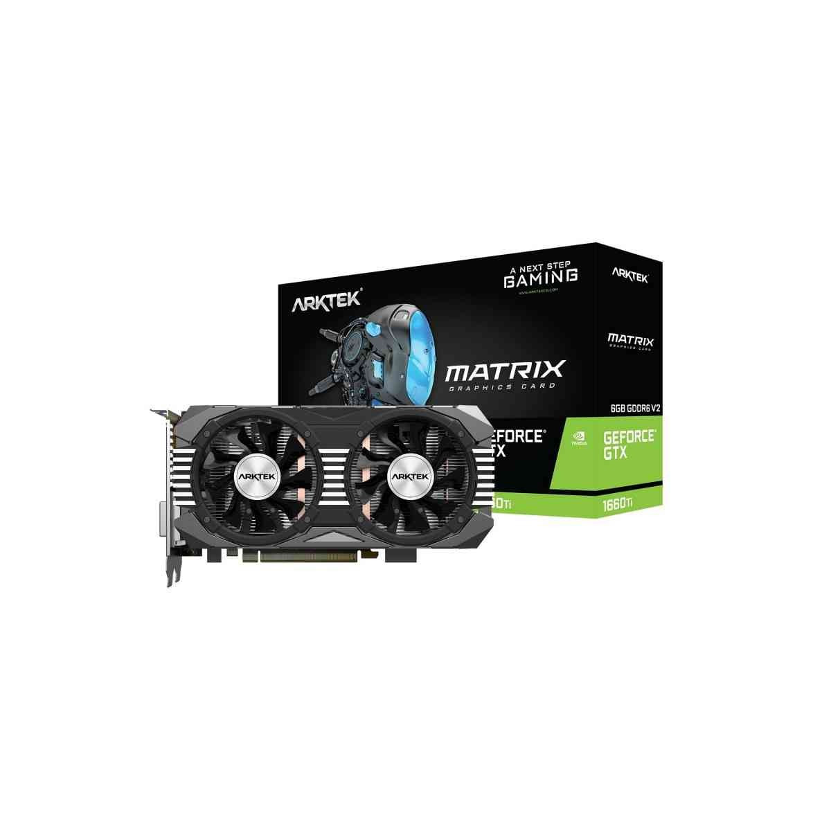 Carte graphique ARKTEK GTX 1660 TI DUAL FANS / 6 Go GDDR6