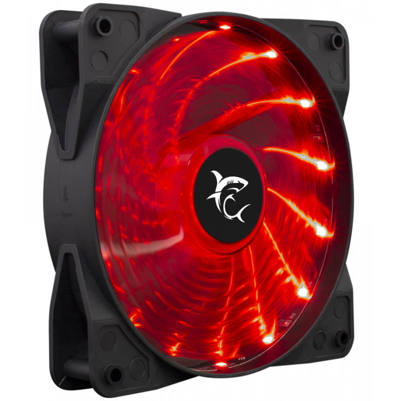 Ventilateur de processeur White Shark Impulse / LED Rouge