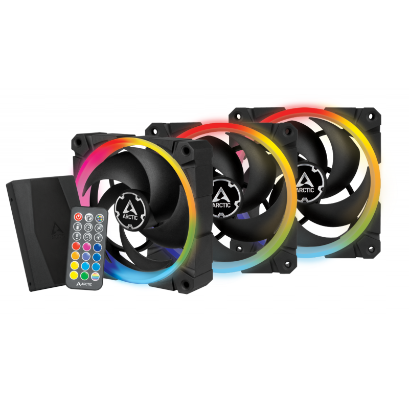 Pack 3 Ventilateurs de boîtier pour Gamer Arctic BioniX P120 / A-RGB